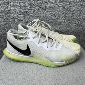 Nike Air Zoom Vapor Cage 4 Rafa Shoes Mens Size 12 White Green Tennis DD1579-105